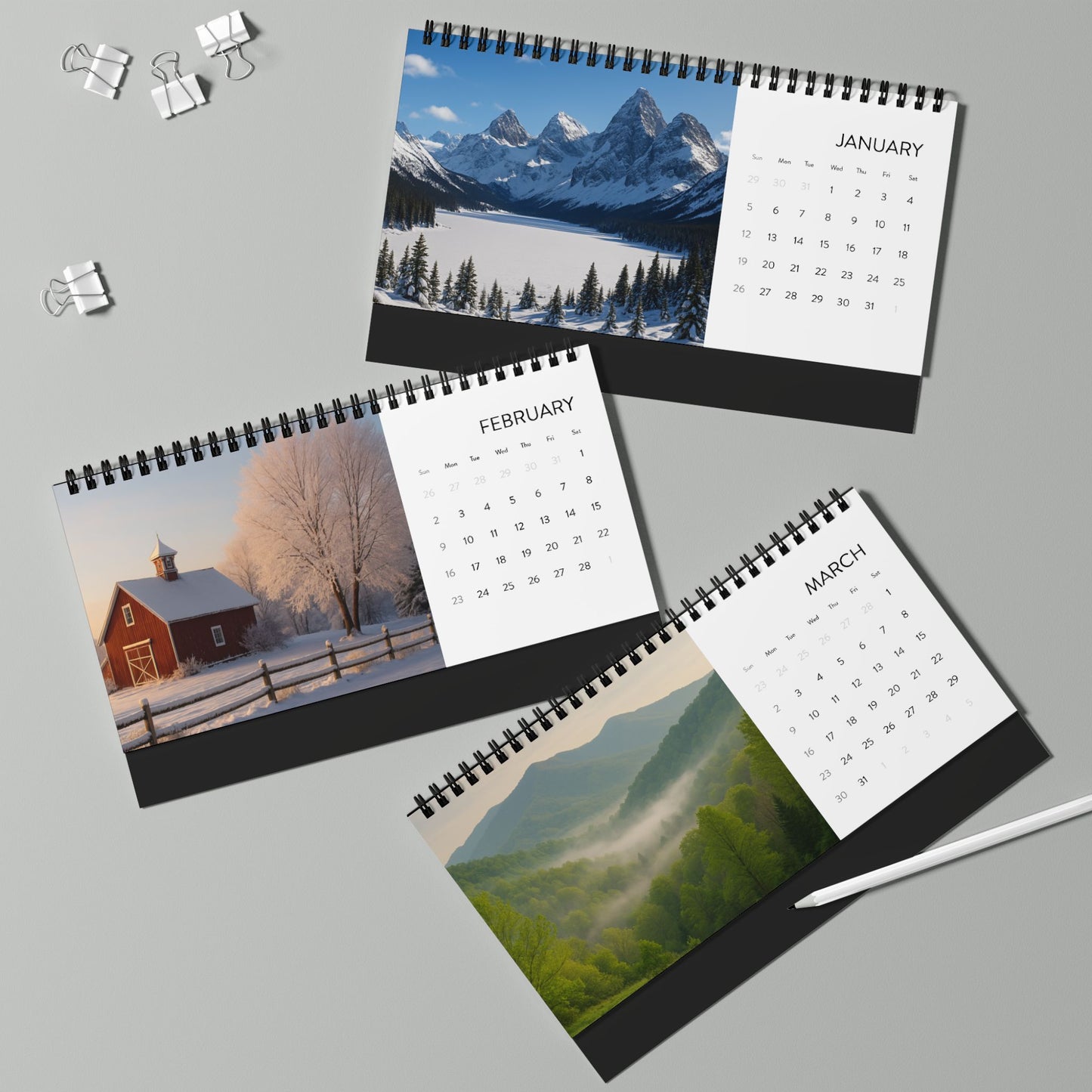 2025 Personalized Desktop Calendar