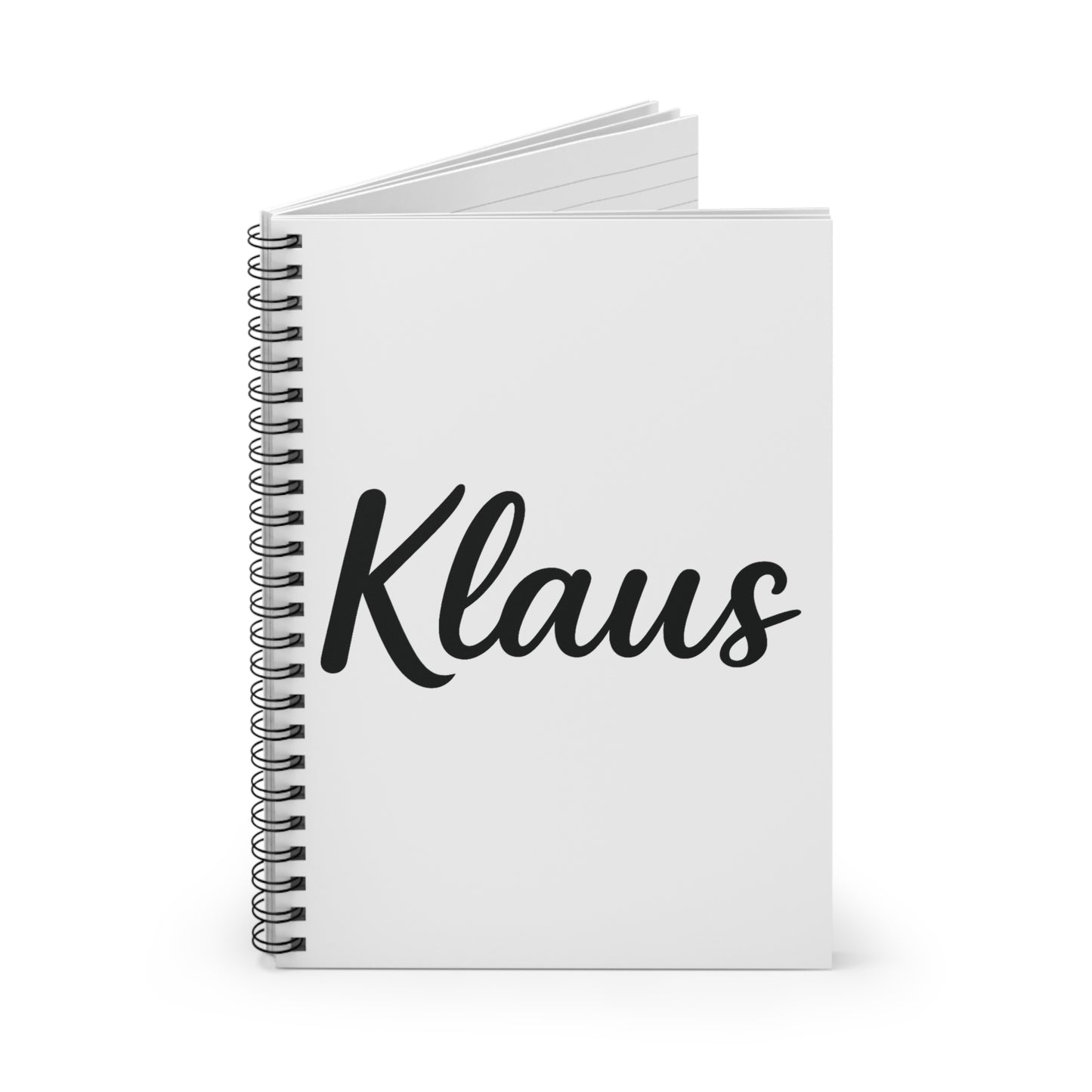 Personalized Spiral Notebook - Ruled Lines