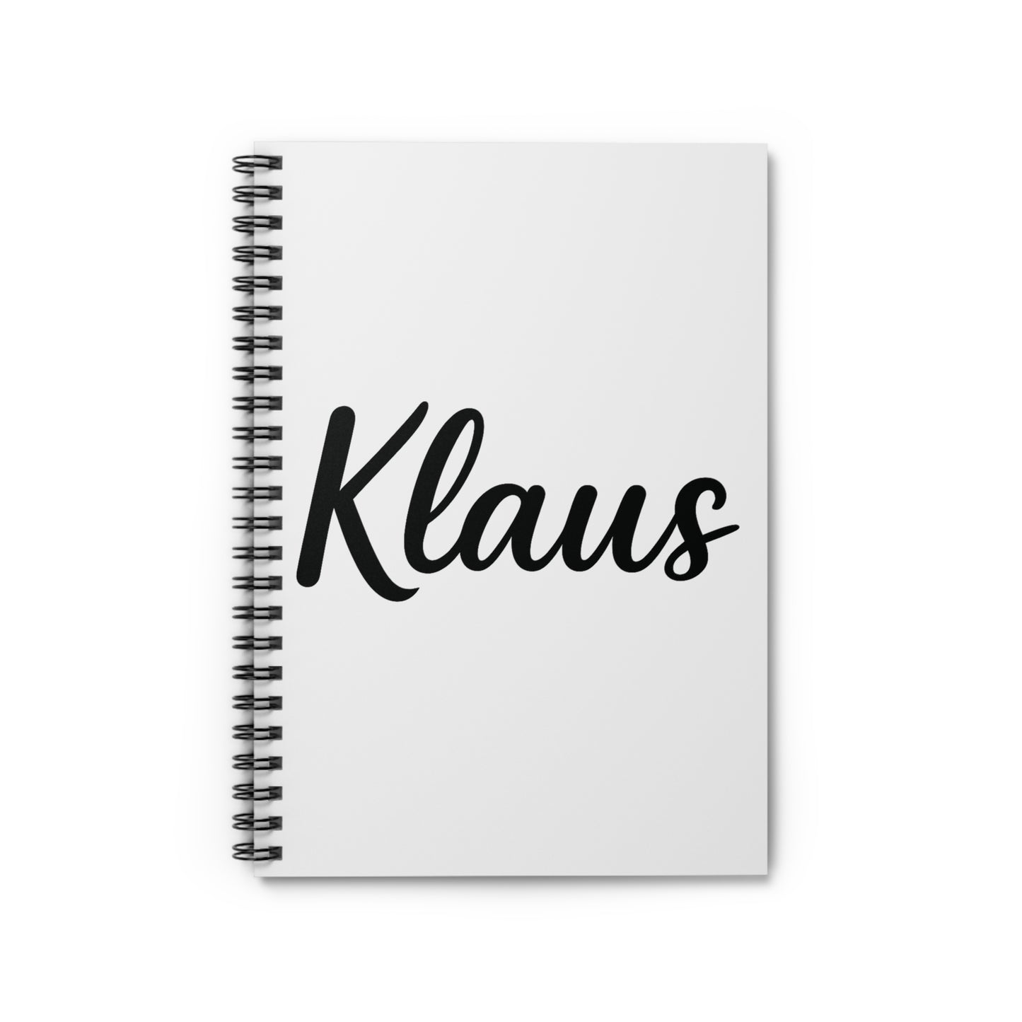 Personalized Spiral Notebook - Ruled Lines