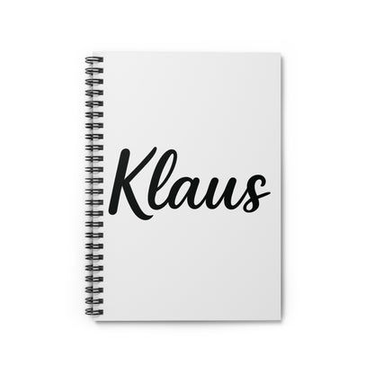 Personalized Spiral Notebook - Ruled Lines