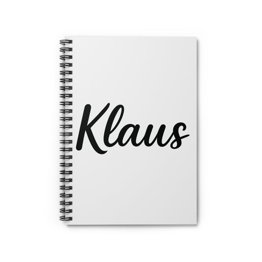 Personalized Spiral Notebook - Ruled Lines